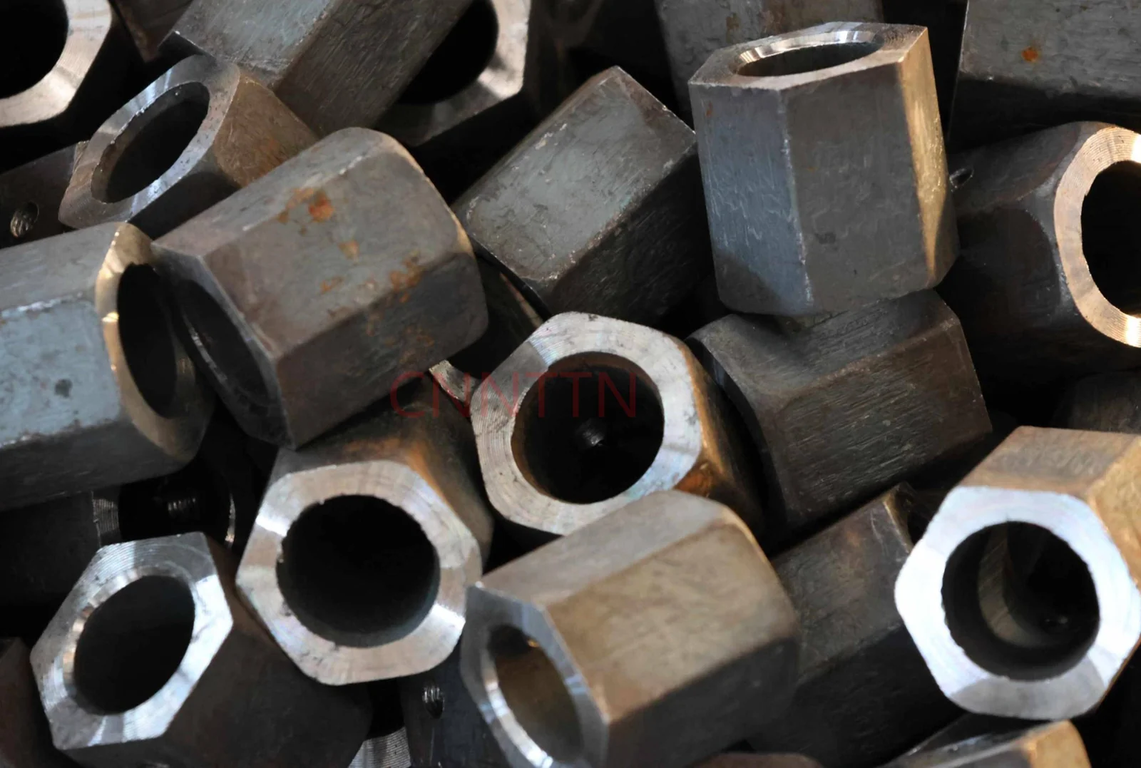 Machined connection sleeves from the component archive.