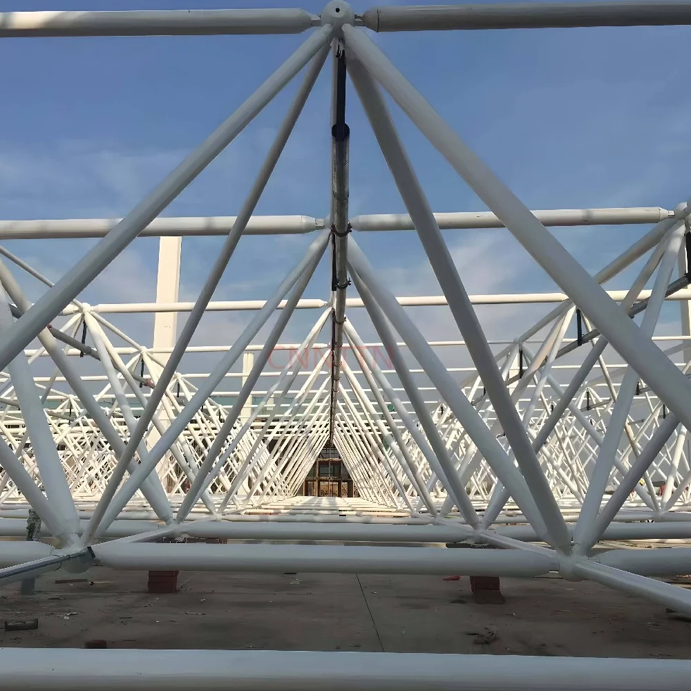 Assembled space-frame module. Image from the supplied site archive; project identity is not documented here.